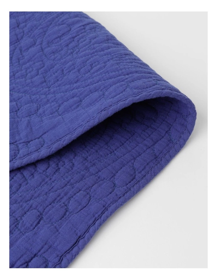 Heritage Quilted Placemat Pale Blue Set Of 4 3 Heritage Quilted Placemat Pale Blue Set Of 4 - Image 3