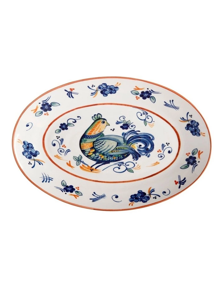 Casa Domani Gallo Oval Platter 38x26cm 1 Casa Domani Gallo Oval Platter 38x26cm