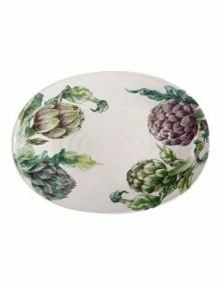 Casa Domani Carciofi Oval Platter 45x33cm