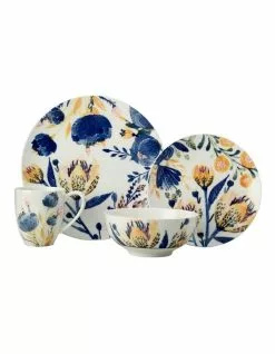 Casa Domani Fiorella Coupe Dinner Set 16pce Gift Boxed