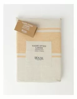 Australian House & Garden Yarn Dyed Linen Tablecloth - Sand 7 Australian House & Garden Yarn Dyed Linen Tablecloth - Sand -Dining Shop 835216660 4 720x928