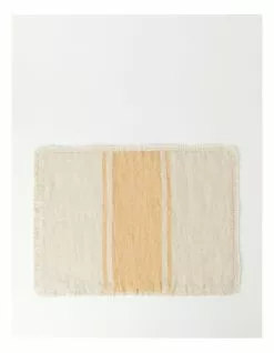 Australian House & Garden Yarn Dyed Linen Placemat - Sand