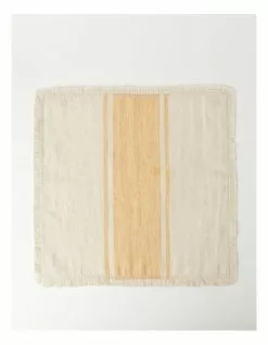 Australian House & Garden Yarn Dyed Linen Napkin Set Of 4 - Sand