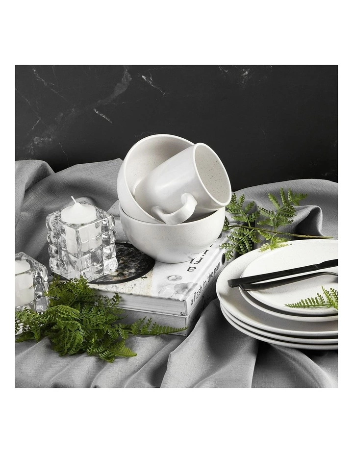 Cooper & Co Set of 6 13cm Stoneware Bowls In White 2 Cooper & Co Set of 6 13cm Stoneware Bowls In White - Image 2