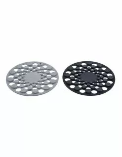 Joseph Joseph Spot-On Set of 2 Silicone Trivets (Round) - Grey -Dining Shop 835628230 3 720x928