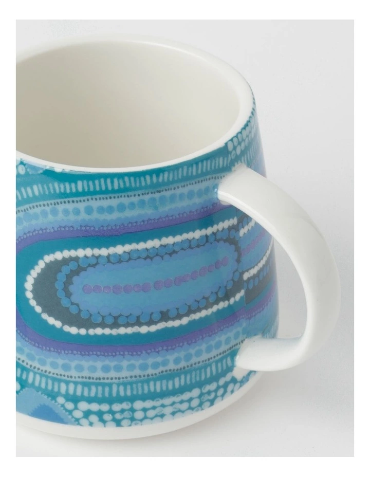 Emma Stenhouse x Vue Blue Meeting Place Mug and Coaster Set 3 Emma Stenhouse x Vue Blue Meeting Place Mug and Coaster Set - Image 3