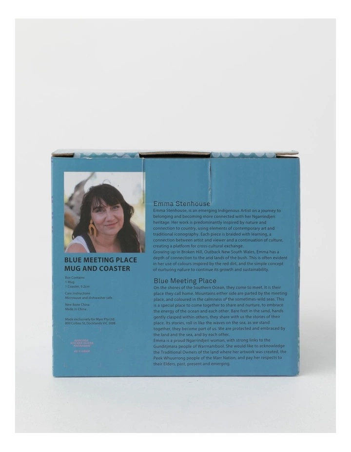 Emma Stenhouse x Vue Blue Meeting Place Mug and Coaster Set 5 Emma Stenhouse x Vue Blue Meeting Place Mug and Coaster Set - Image 5