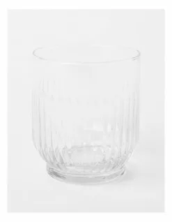 Heritage Mable Small Ribbed Tumbler 330ml Set Of 6