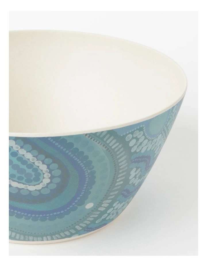 Emma Stenhouse x Vue Blue Meeting Place Bamboo Fibre Big Bowl 3 Emma Stenhouse x Vue Blue Meeting Place Bamboo Fibre Big Bowl - Image 3