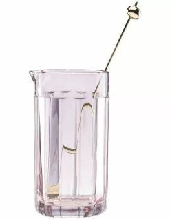 Kate spade new york Park Circle Rose Cocktail Carafe Pink