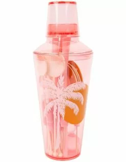 Sunnylife Cocktail Essentials Kit Desert Palms - Powder Pink