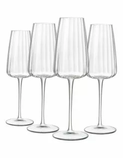 Luigi Bormioli Optica Flute 210ml 4 Pack -Dining Shop 844281460 3 720x928