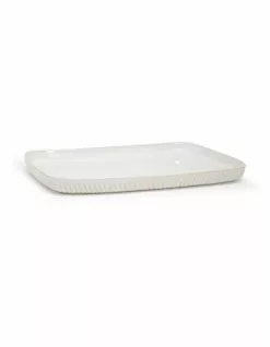 Salt&Pepper Amana Rectangle Platter - 38cm - White
