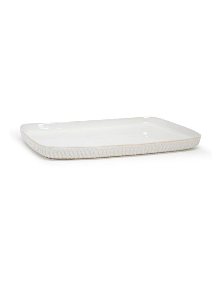 Salt&Pepper Amana Rectangle Platter - 38cm - White 1 Salt&Pepper Amana Rectangle Platter - 38cm - White