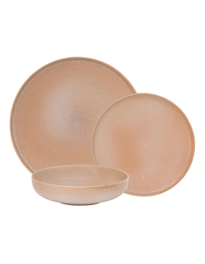 Salt&Pepper Hue Dinner Set - 12 Piece - Toffee 1 Salt&Pepper Hue Dinner Set - 12 Piece - Toffee