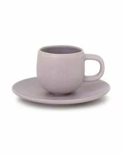 Salt&Pepper Hue Espresso Cup & Saucer - 85ml - Lilac