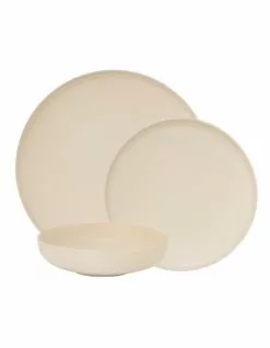 Salt&Pepper Hue Dinner Set - 12 Piece - Butter