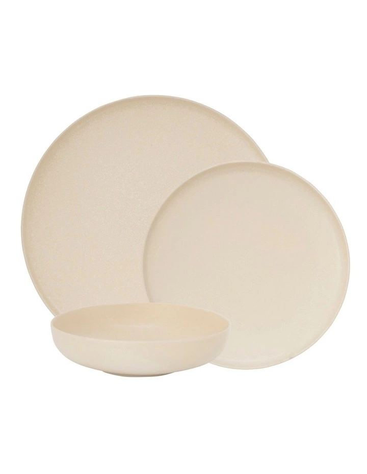 Salt&Pepper Hue Dinner Set - 12 Piece - Butter 1 Salt&Pepper Hue Dinner Set - 12 Piece - Butter