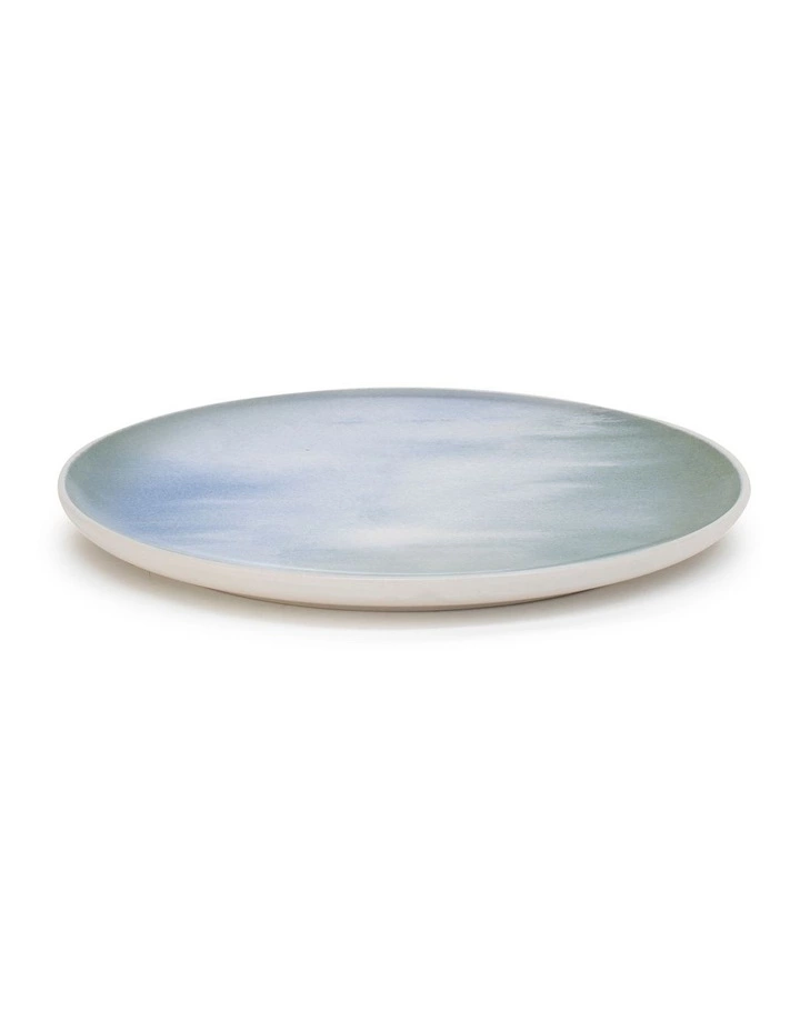 Salt&Pepper Kanoko Round Platter - 33cm - Blue 2 Salt&Pepper Kanoko Round Platter - 33cm - Blue - Image 2