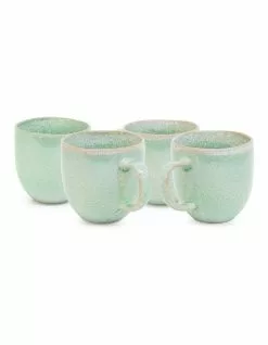 Salt&Pepper Series Mug - 380Ml - Set Of 4 - Mint