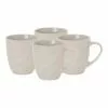 Salt&Pepper Napier Mug Set - 330ml - Set Of 4 - Natural