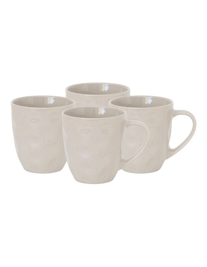 Salt&Pepper Napier Mug Set - 330ml - Set Of 4 - Natural 1 Salt&Pepper Napier Mug Set - 330ml - Set Of 4 - Natural