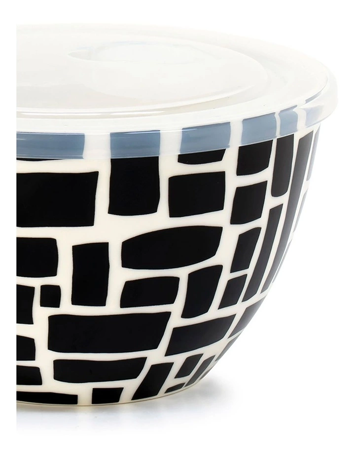 Salt&Pepper Lunch2Go 15cm Bowl With Lid Black Lane 2 Salt&Pepper Lunch2Go 15cm Bowl With Lid Black Lane - Image 2