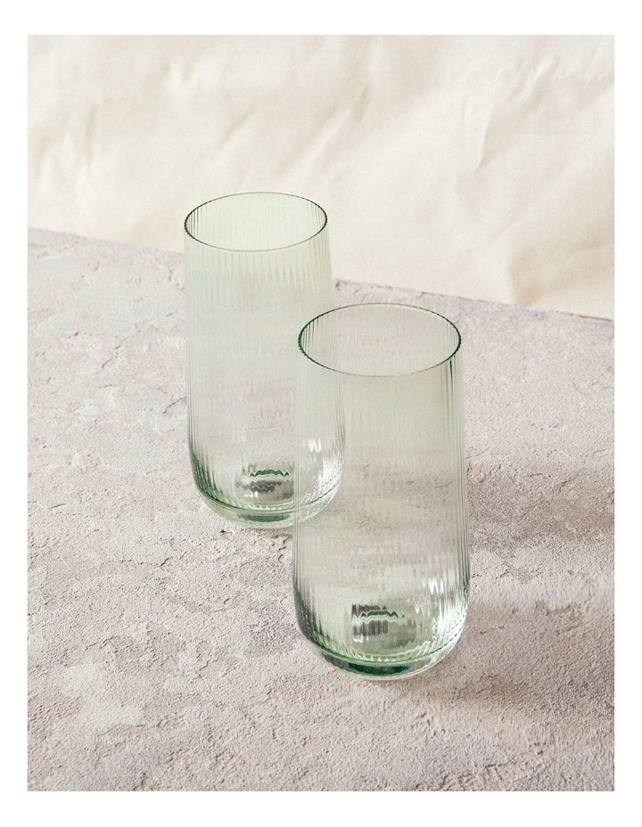 Salt&Pepper Amana Tumbler - 490ml - Set of 4 - Sage 2 Salt&Pepper Amana Tumbler - 490ml - Set of 4 - Sage - Image 2
