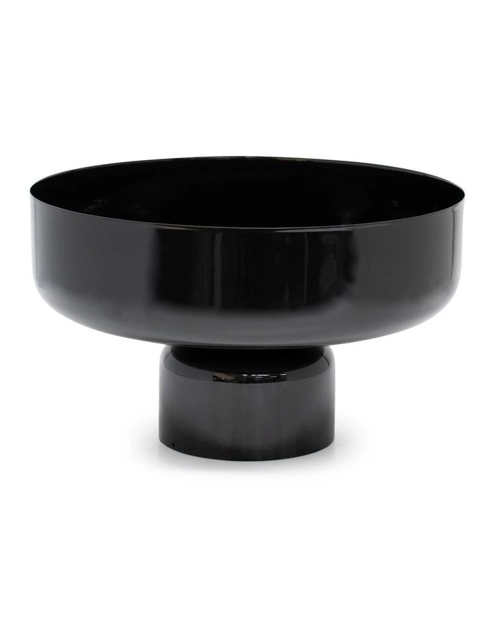 Salt&Pepper Amana Footed Fruit Bowl - 26cm - Black 1 Salt&Pepper Amana Footed Fruit Bowl - 26cm - Black