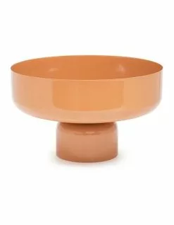 Salt&Pepper Amana Footed Fruit Bowl - 26cm - Burnt Orange