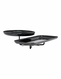 Salt&Pepper Amana 2 Tier Stand - Black