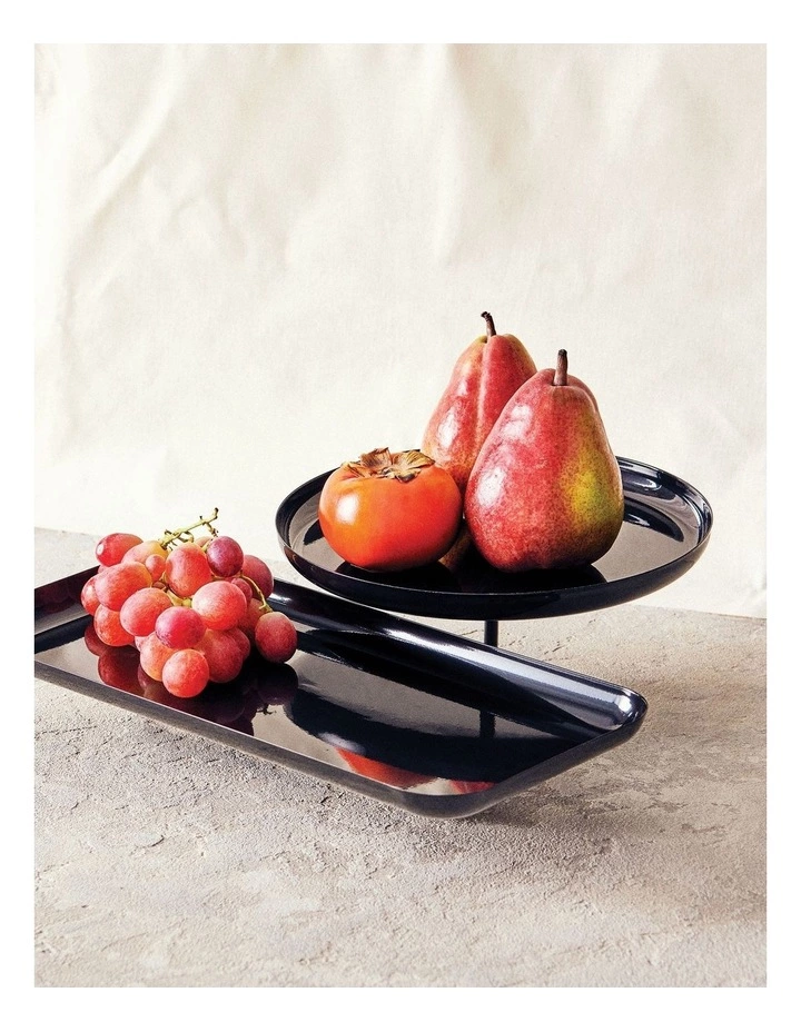 Salt&Pepper Amana 2 Tier Stand - Black 2 Salt&Pepper Amana 2 Tier Stand - Black - Image 2