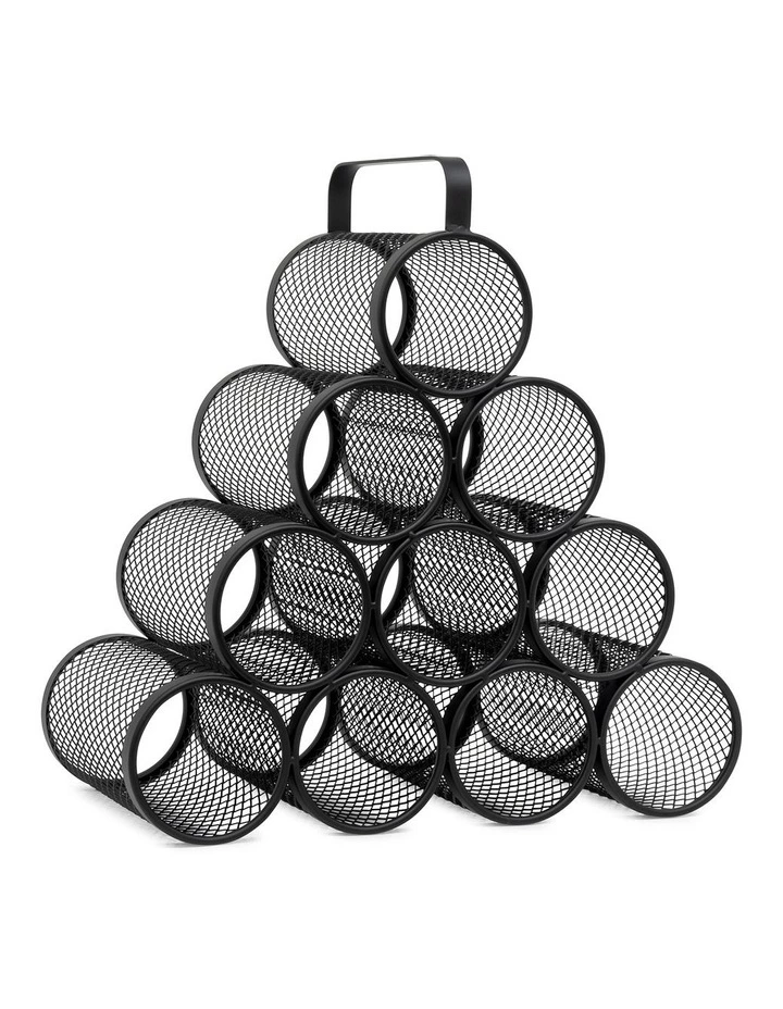 Salt&Pepper Bond Pyramid Wine Rack - For 10 Bottles 1 Salt&Pepper Bond Pyramid Wine Rack - For 10 Bottles