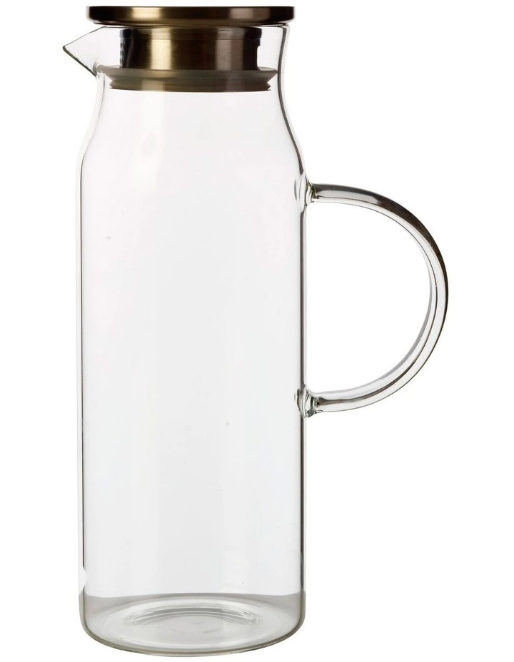 Maxwell & Williams Blend Glass Jug 1.5L With Stainless Steel Lid Boxed 1 Maxwell & Williams Blend Glass Jug 1.5L With Stainless Steel Lid Boxed