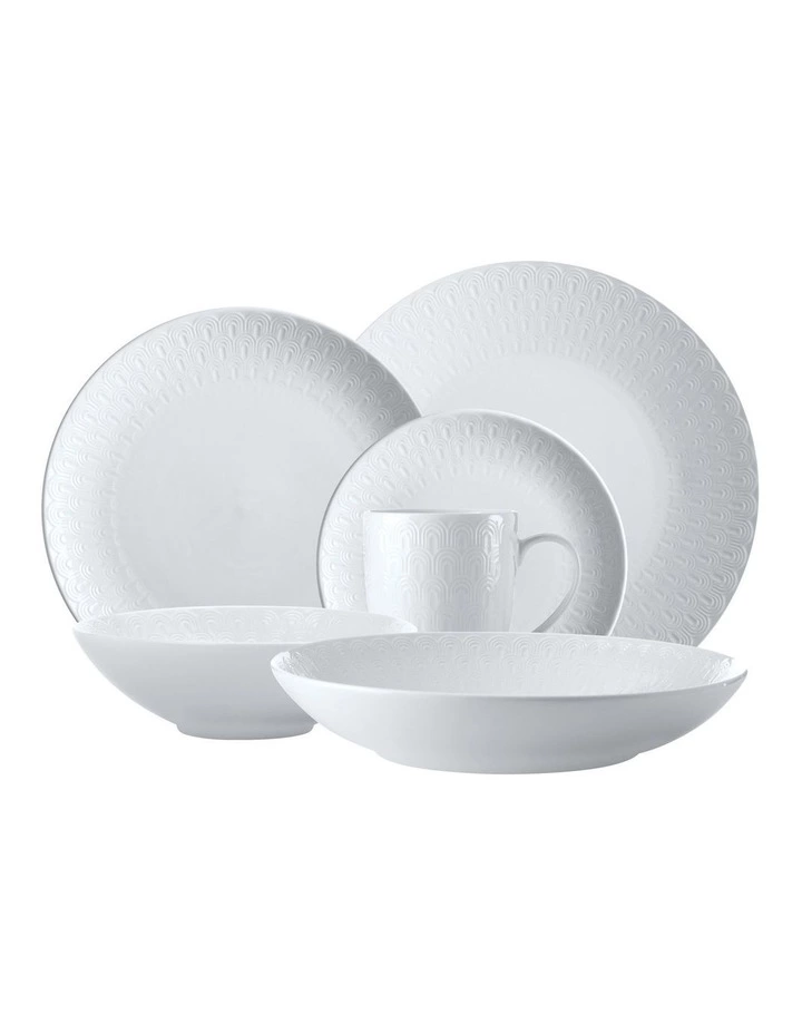 Maxwell & Williams Dalston Dinner Set 16pc with Serving Set 2pc Boxed 1 Maxwell & Williams Dalston Dinner Set 16pc with Serving Set 2pc Boxed