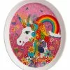 Maxwell & Williams Donna Sharam Rainbow Jungle Plate 16cm Rainbow Unicorn Gift Boxed