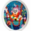 Maxwell & Williams Donna Sharam Rainbow Jungle Plate 16cm Swinging Around Gift Boxed
