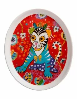 Maxwell & Williams Donna Sharam Rainbow Jungle Plate 16cm Tiggy & Tiny Gift Boxed