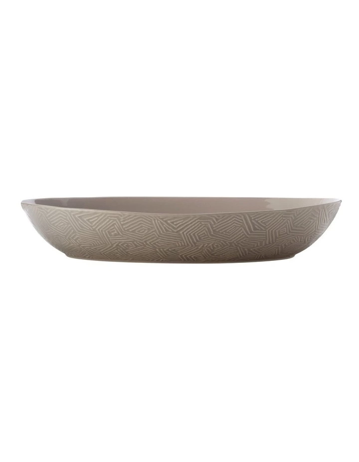 Maxwell & Williams Dune Oval Serving Bowl 42x27cm Taupe Gift Boxed 1 Maxwell & Williams Dune Oval Serving Bowl 42x27cm Taupe Gift Boxed