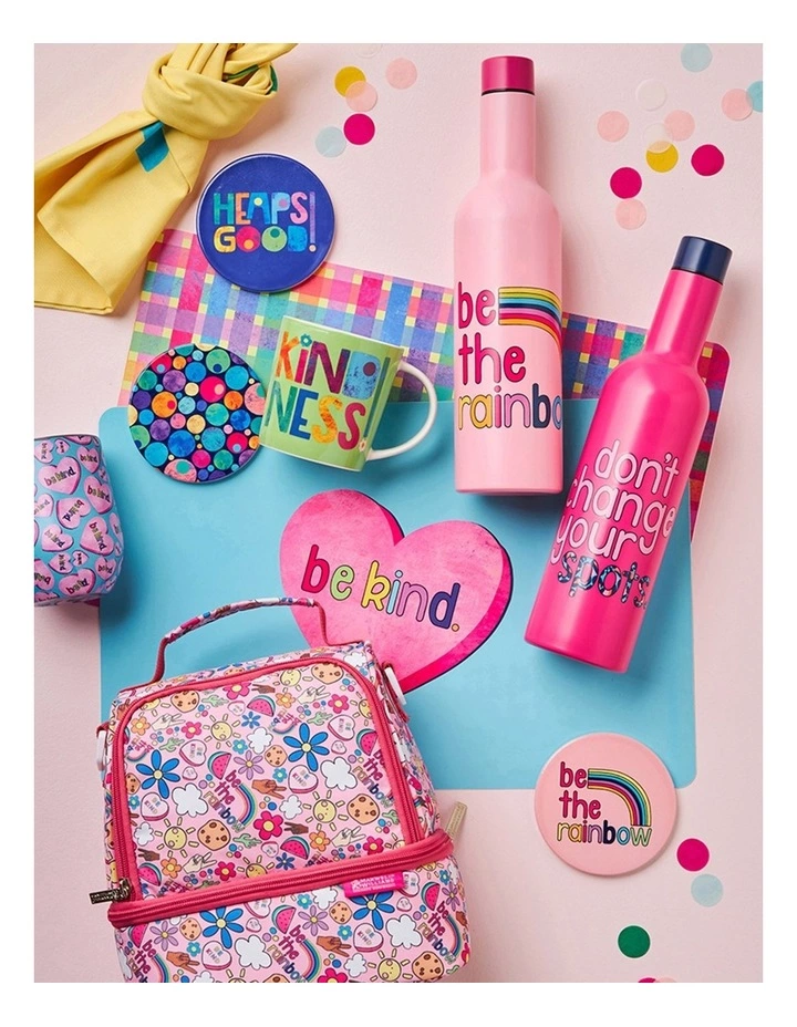 Maxwell & Williams Kasey Rainbow Be Kind Reversible Placemat 43.5x28.5cm 6pc Gift Pack 2 Maxwell & Williams Kasey Rainbow Be Kind Reversible Placemat 43.5x28.5cm 6pc Gift Pack - Image 2