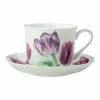 Maxwell & Williams Katherine Castle Floriade Breakfast Cup & Saucer 480ML Tulip Gift Boxed