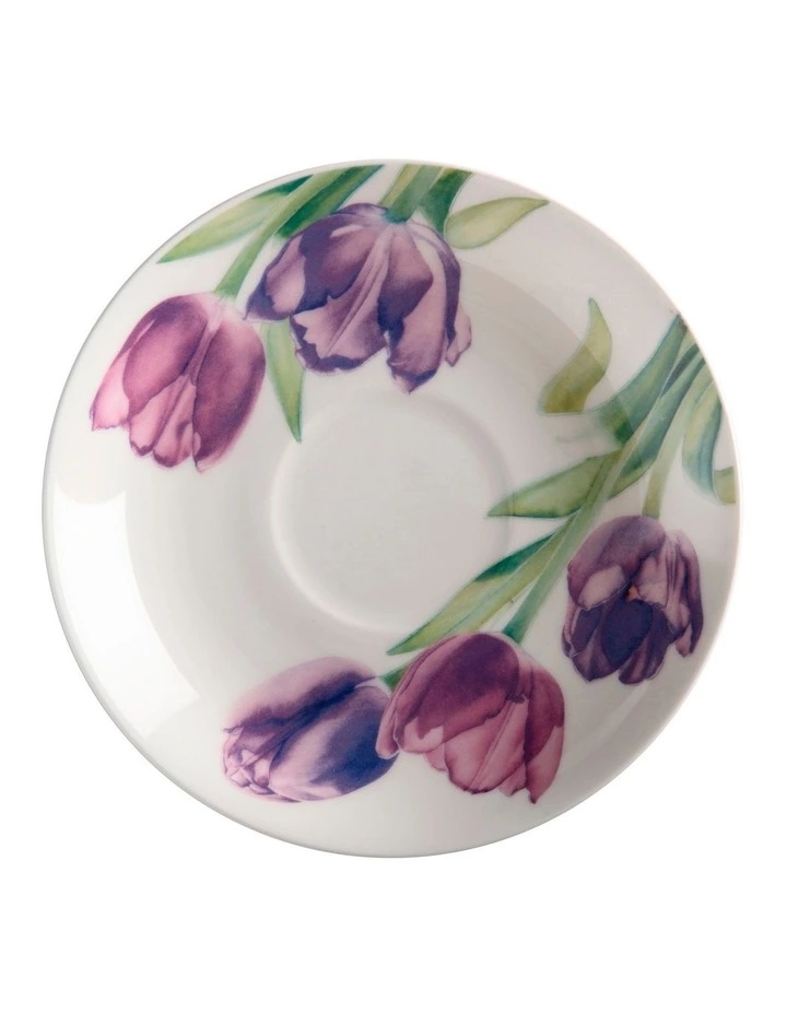 Maxwell & Williams Katherine Castle Floriade Breakfast Cup & Saucer 480ML Tulip Gift Boxed 2 Maxwell & Williams Katherine Castle Floriade Breakfast Cup & Saucer 480ML Tulip Gift Boxed - Image 2