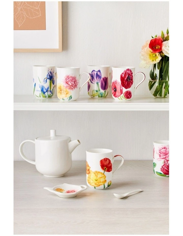 Maxwell & Williams Katherine Castle Floriade Mug 350ML Rose Gift Boxed 3 Maxwell & Williams Katherine Castle Floriade Mug 350ML Rose Gift Boxed - Image 3