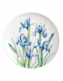 Maxwell & Williams Katherine Castle Floriade Plate 20cm Iris Gift Boxed