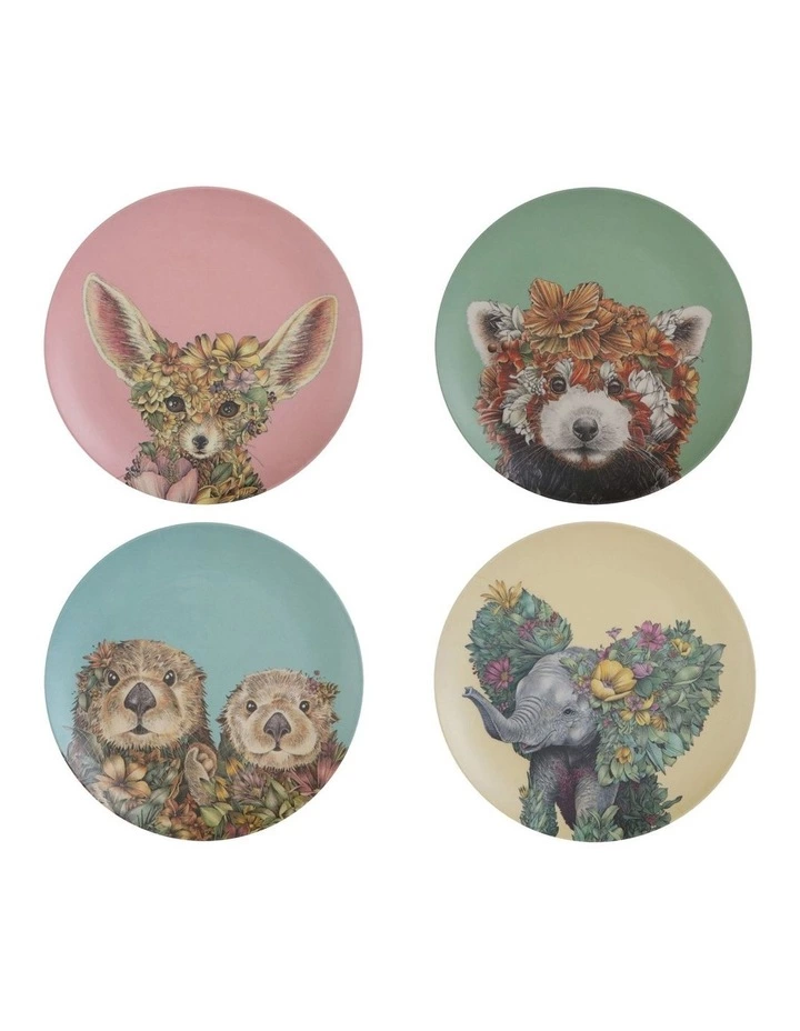 Maxwell & Williams Marini Ferlazzo Wild Planet Bamboo Plate 20cm Set Of 4 Assorted Boxed 1 Maxwell & Williams Marini Ferlazzo Wild Planet Bamboo Plate 20cm Set Of 4 Assorted Boxed