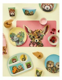 Maxwell & Williams Marini Ferlazzo Wild Planet Children's Bamboo 3pc Dinner Set Boxed -Dining Shop 850081780 6 720x928