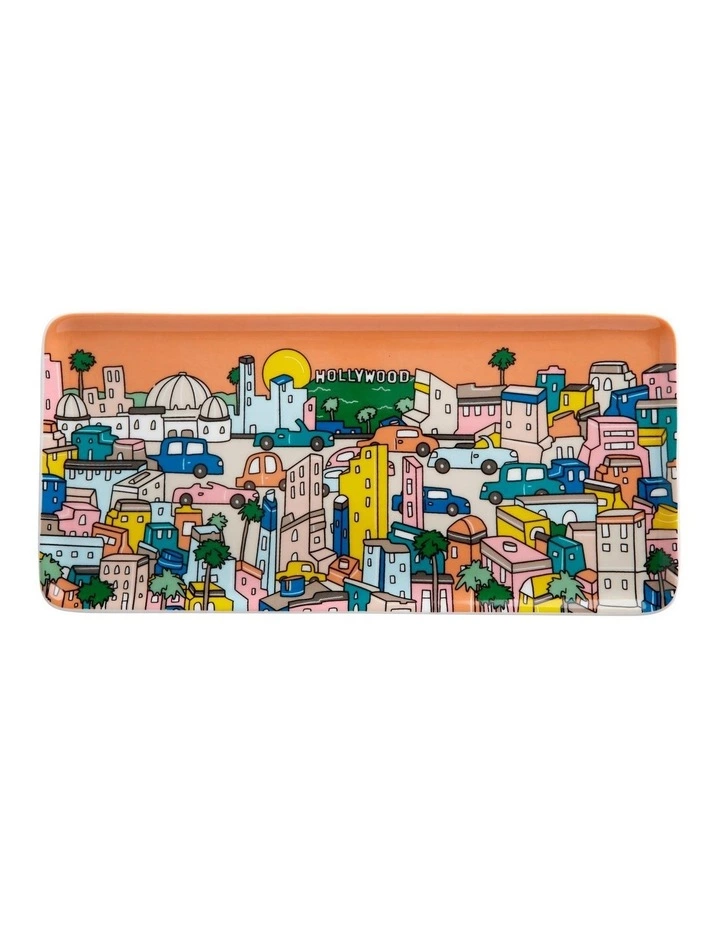 Maxwell & Williams Megan McKean Cities Rectangle Plate 25x12cm Los Angeles Gift Boxed 1 Maxwell & Williams Megan McKean Cities Rectangle Plate 25x12cm Los Angeles Gift Boxed