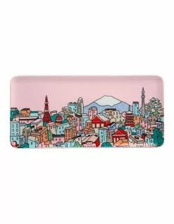 Maxwell & Williams Megan McKean Cities Rectangle Plate 25x12cm Tokyo Gift Boxed