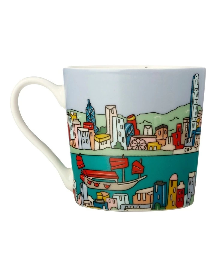 Maxwell & Williams Megan McKean Cities Mug 430ML Hong Kong Gift Boxed 2 Maxwell & Williams Megan McKean Cities Mug 430ML Hong Kong Gift Boxed - Image 2