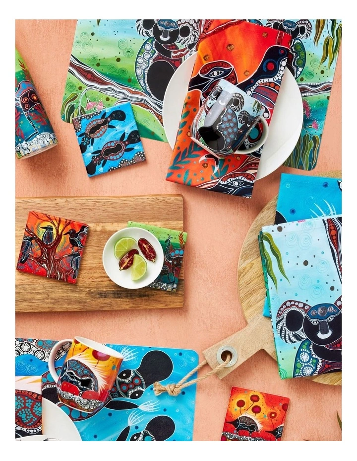 Maxwell & Williams Melanie Hava Journeys Ceramic Coaster 10cm Koalas 2 Maxwell & Williams Melanie Hava Journeys Ceramic Coaster 10cm Koalas - Image 2